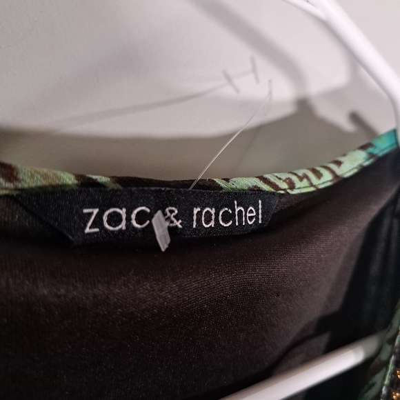 Zac and Rachel Beaded Patterned Top Size Small - Picture 5 of 9